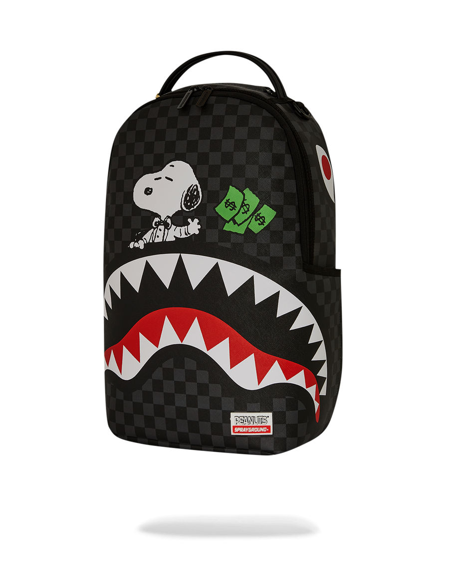 PEANUTS SNOOPY TOP SHARK MONEY DLXSV BACKPACK