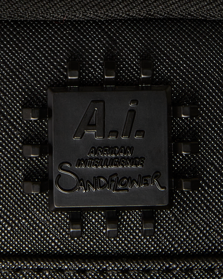 AI WONDERLAND GOLD AND BLACK DLXSV BACKPACK