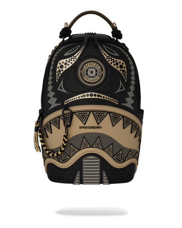 AI WONDERLAND GOLD AND BLACK DLXSV BACKPACK