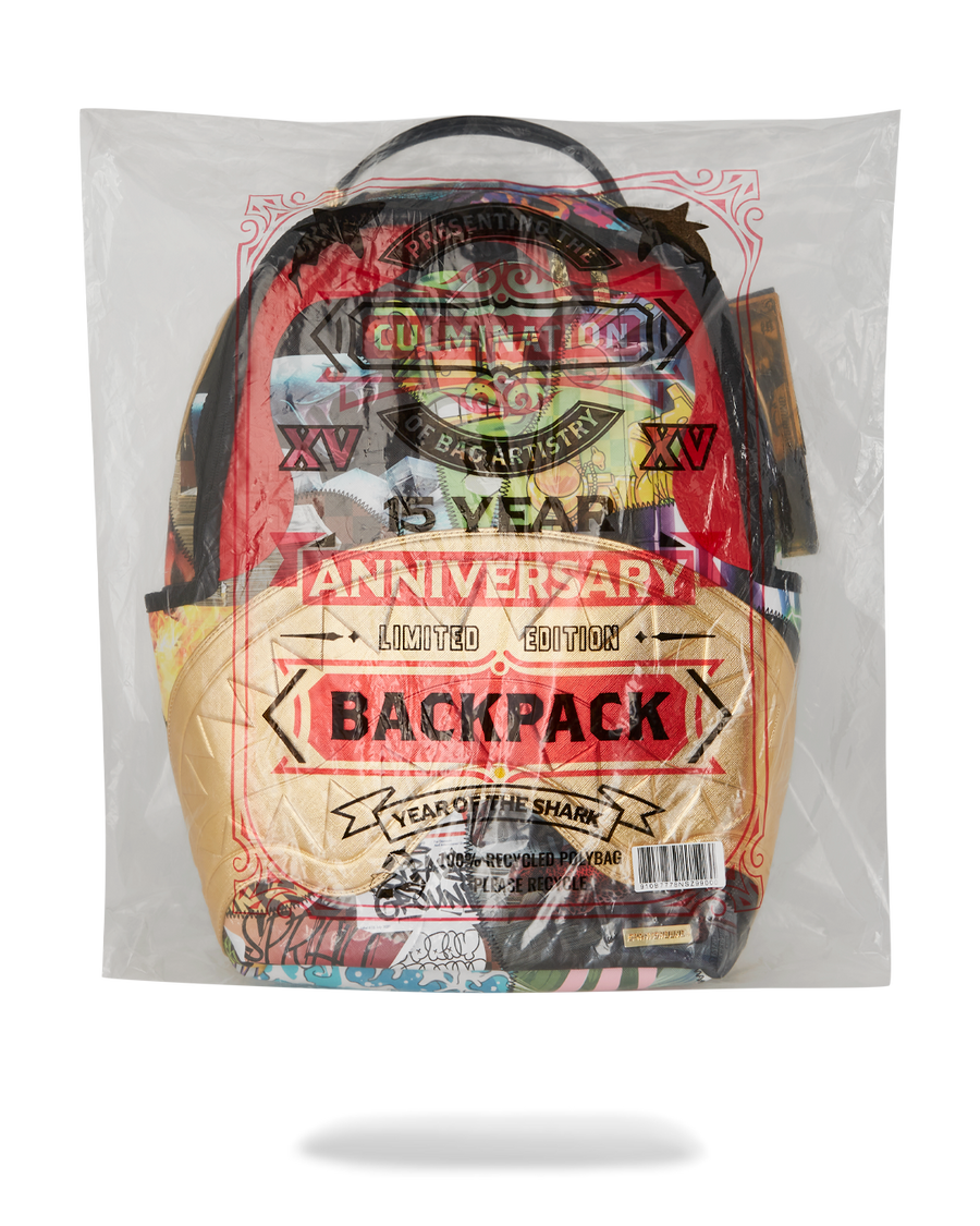15 YEARS GOLD AND SPLICED DLXSV BACKPACK
