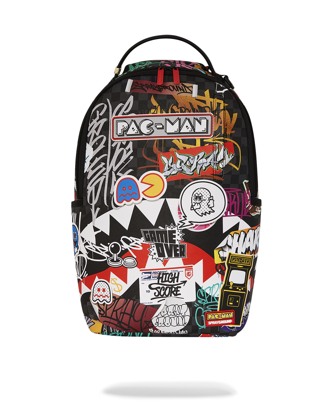 PACMAN STICKERS DLXSV BACKPACK