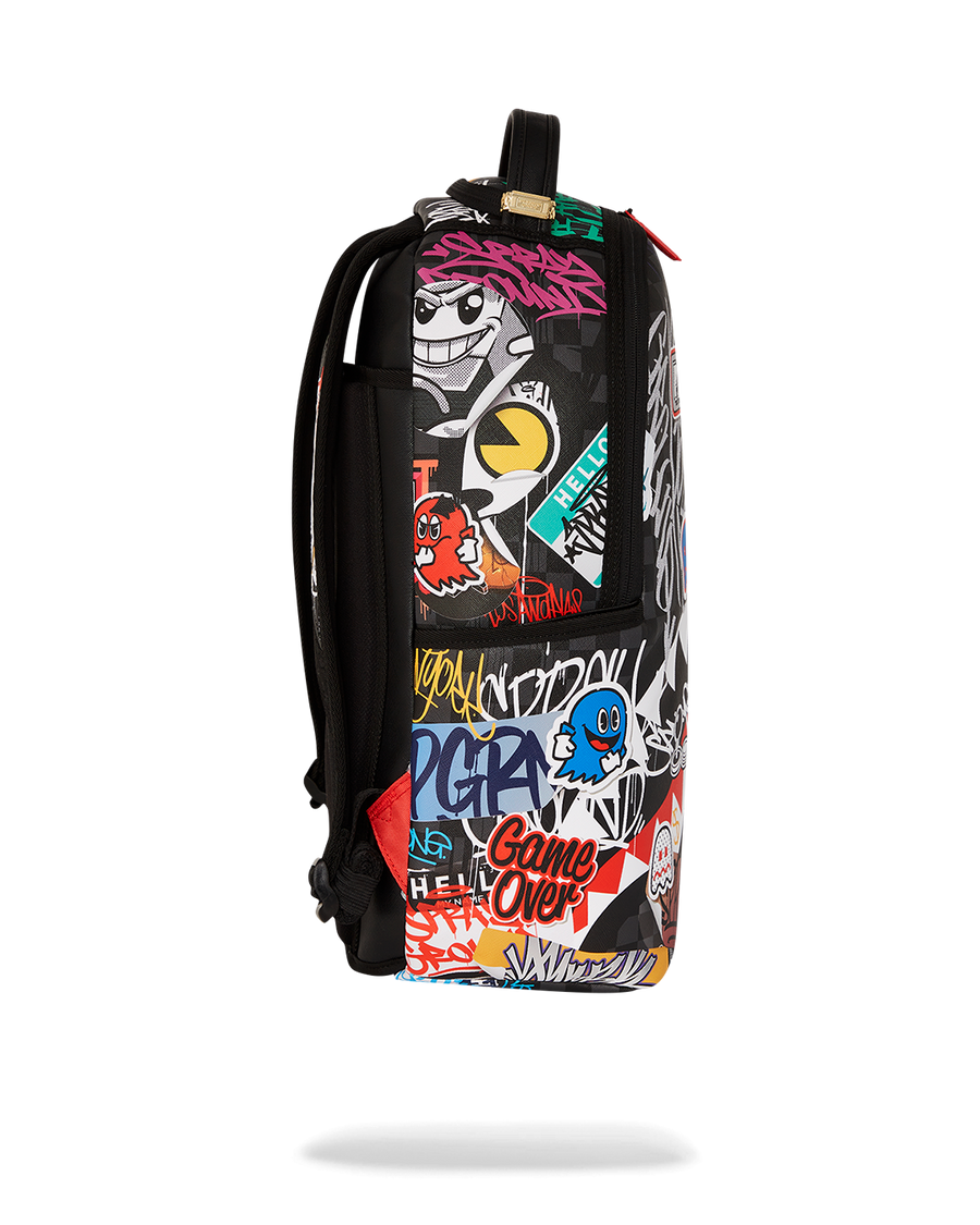 PACMAN STICKERS DLXSV BACKPACK