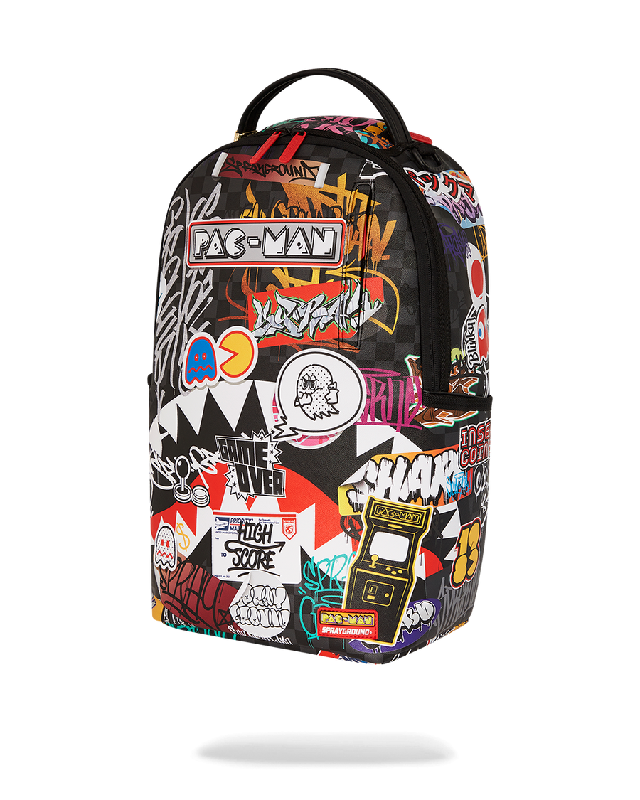 PACMAN STICKERS DLXSV BACKPACK