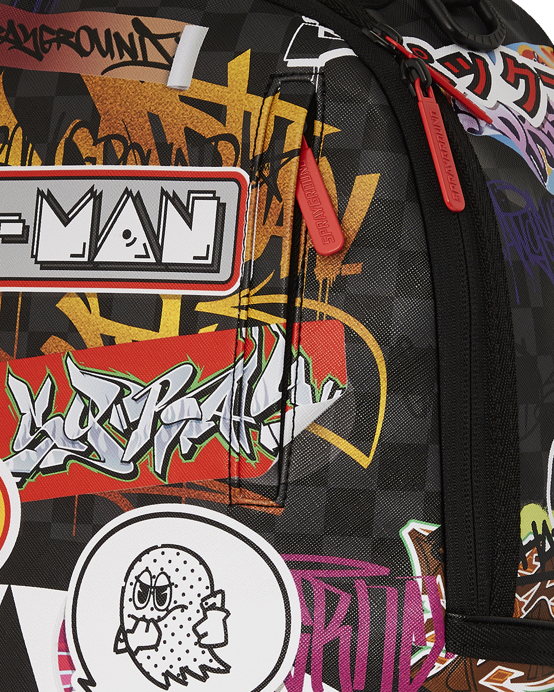 PACMAN STICKERS DLXSV BACKPACK