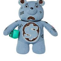DENIM SHARK MONEYBEAR TEDDY BEAR BACKPACK