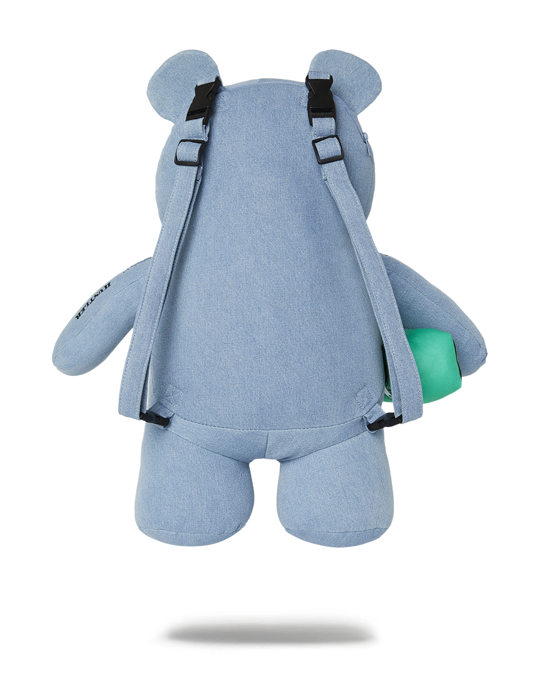 DENIM SHARK MONEYBEAR TEDDY BEAR BACKPACK