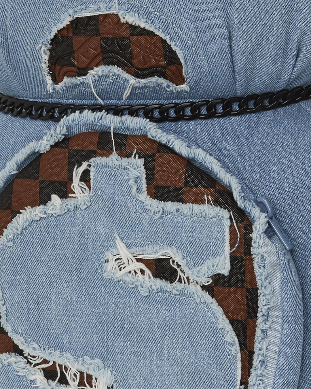 DENIM SHARK MONEYBEAR TEDDY BEAR BACKPACK