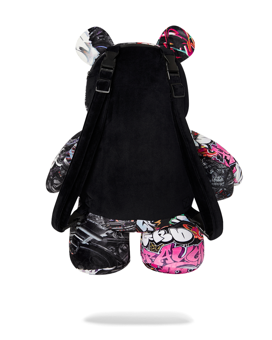 SPLIT CYBERSHARK MONEYBEAR TEDDY BEAR BACKPACK