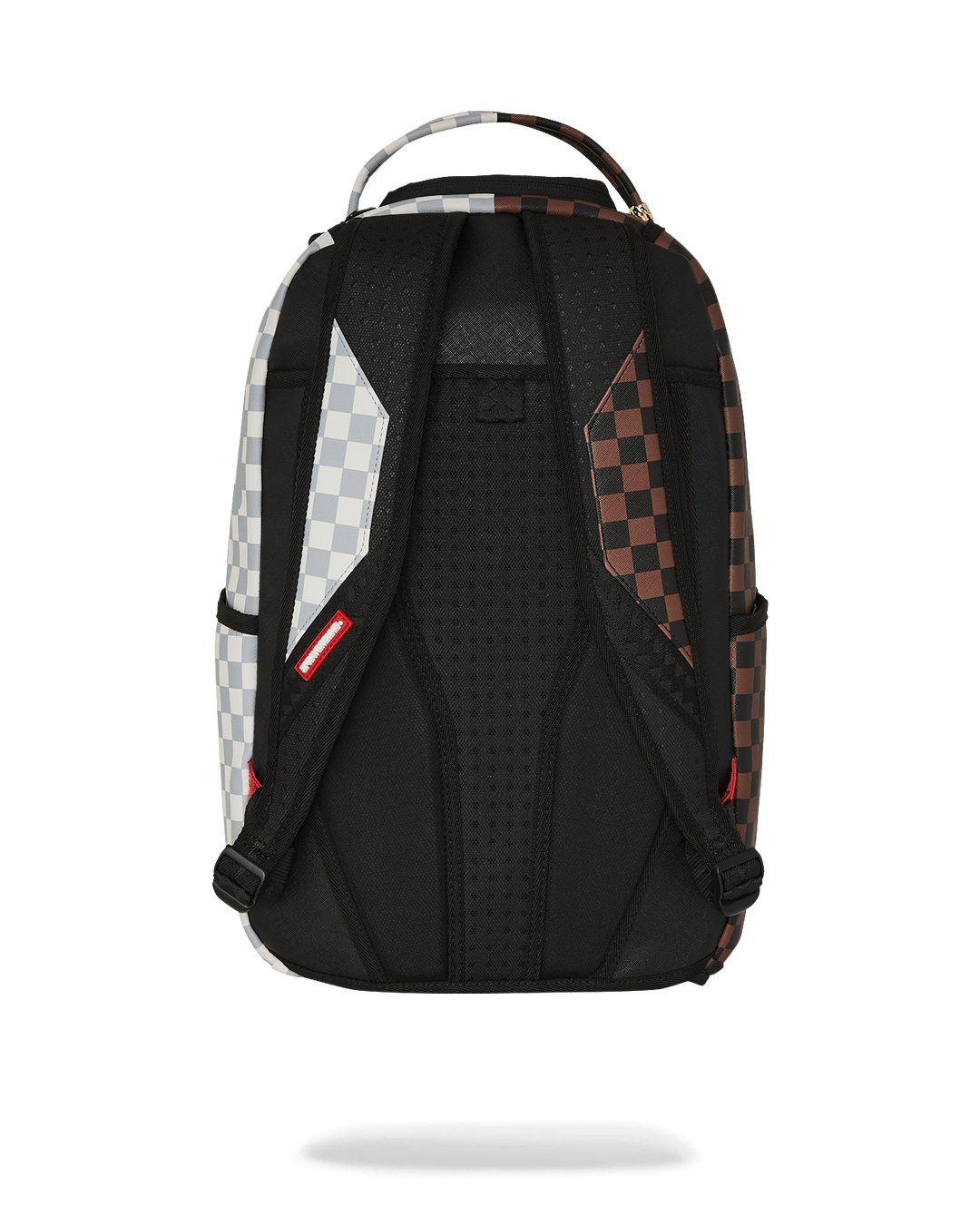 SPLIT BROWN AND CREAM CHECK DLXV BACKPACK