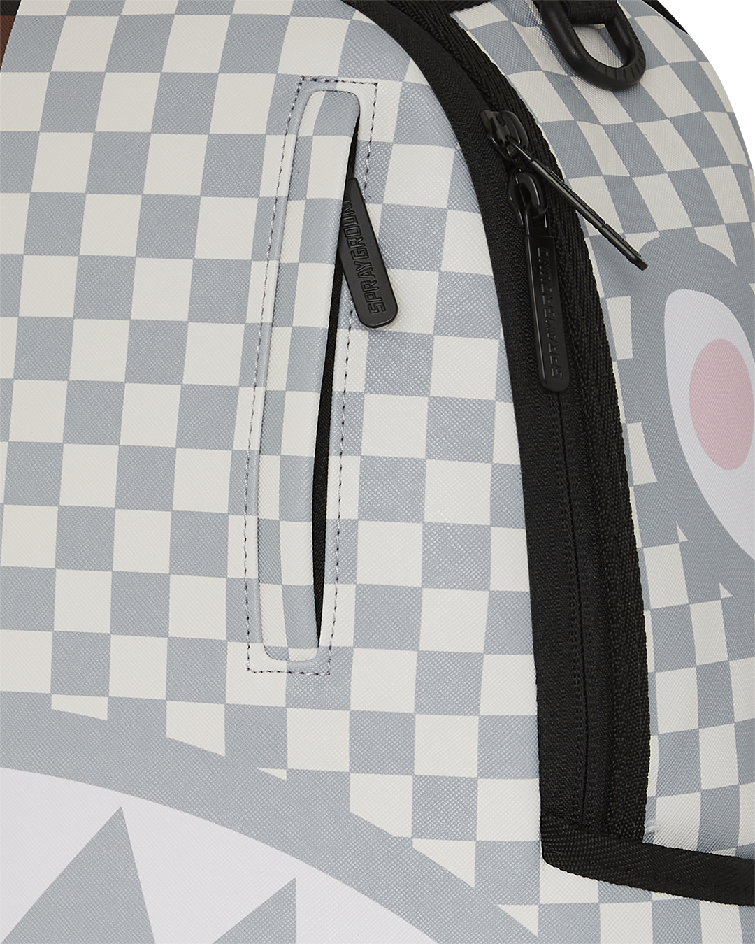 SPLIT BROWN AND CREAM CHECK DLXV BACKPACK