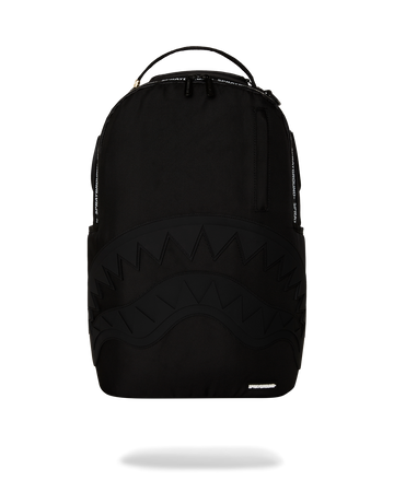 RUBBER SHARK BLACKOUT WHITE TAPE BACKPACK