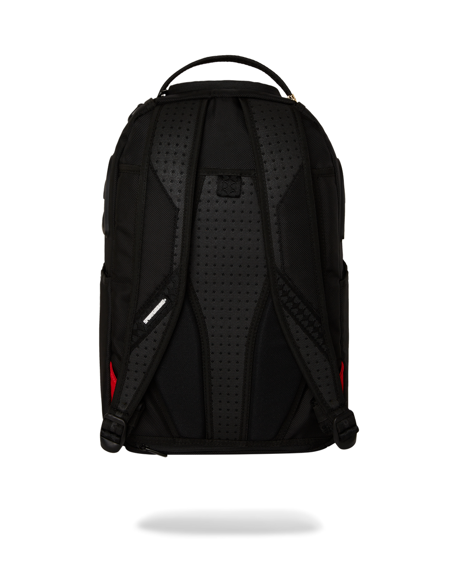 RUBBER SHARK BLACKOUT WHITE TAPE BACKPACK