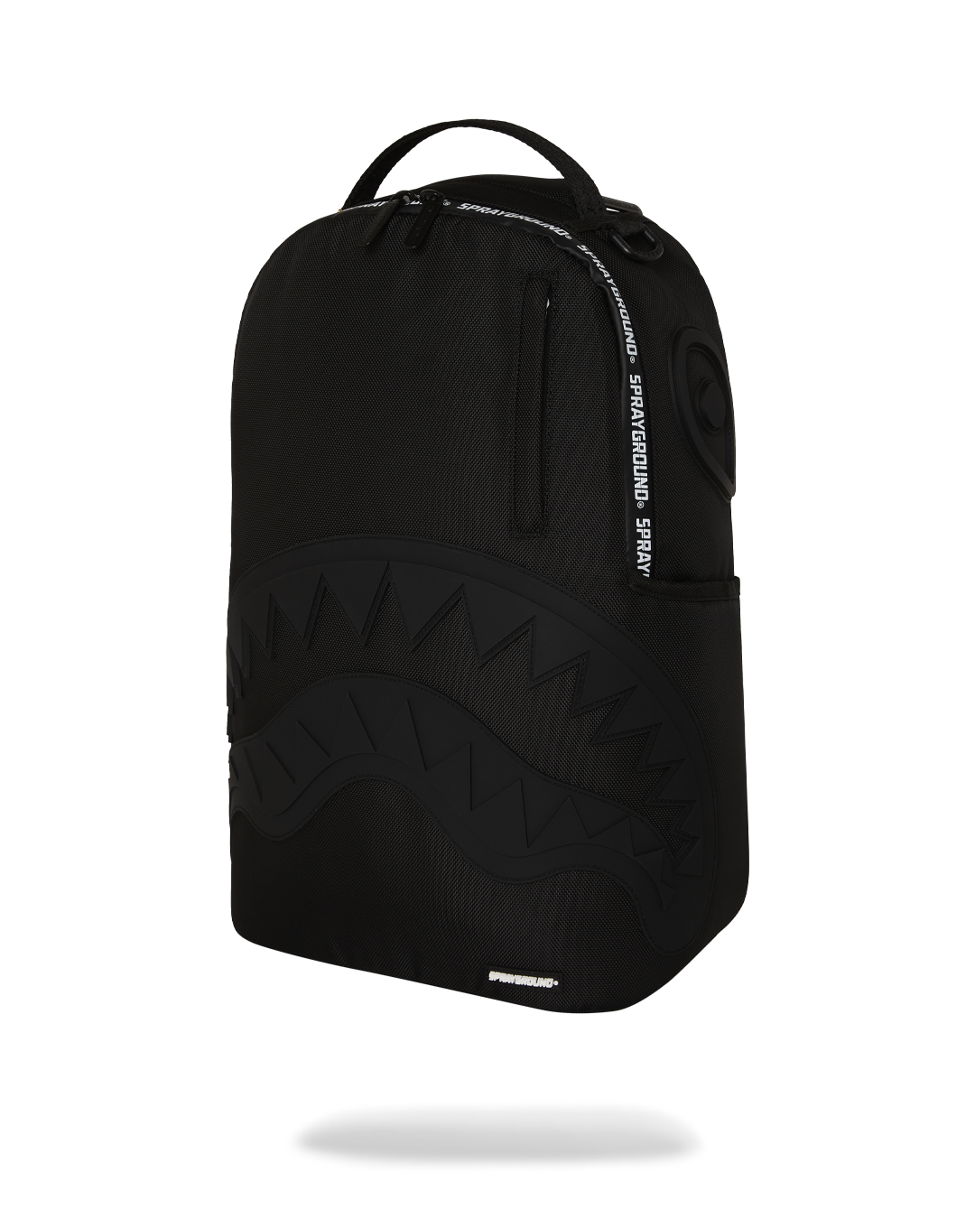 RUBBER SHARK BLACKOUT WHITE TAPE BACKPACK