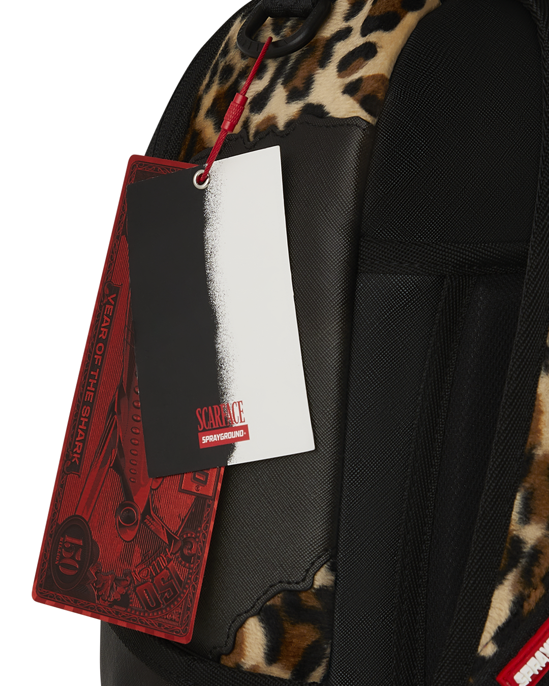 SCARFACE ELVIRA LEOPARD PRINT DLXSV BACKPACK