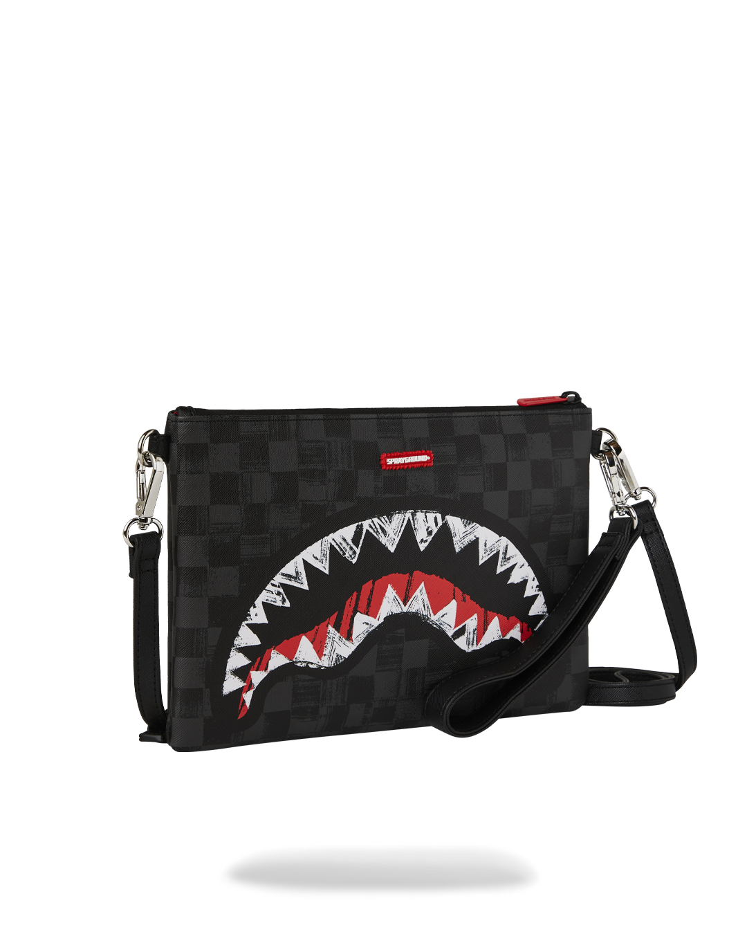 SCRIBBLE SHARK CROSSOVER CLUTCH