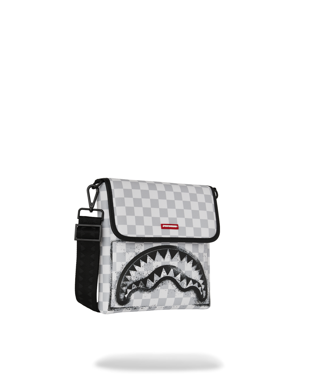 STENCIL SHARK MESSENGER BAG
