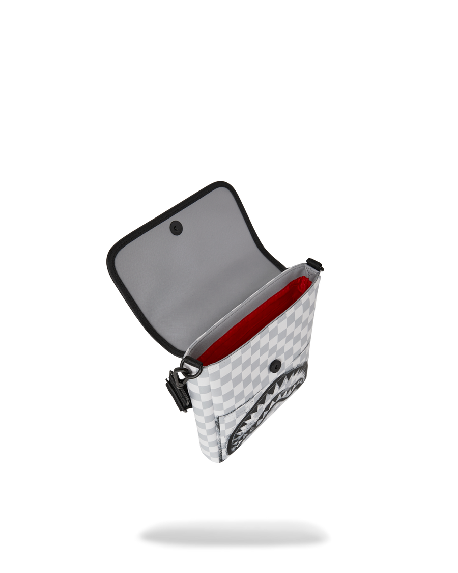 STENCIL SHARK MESSENGER BAG