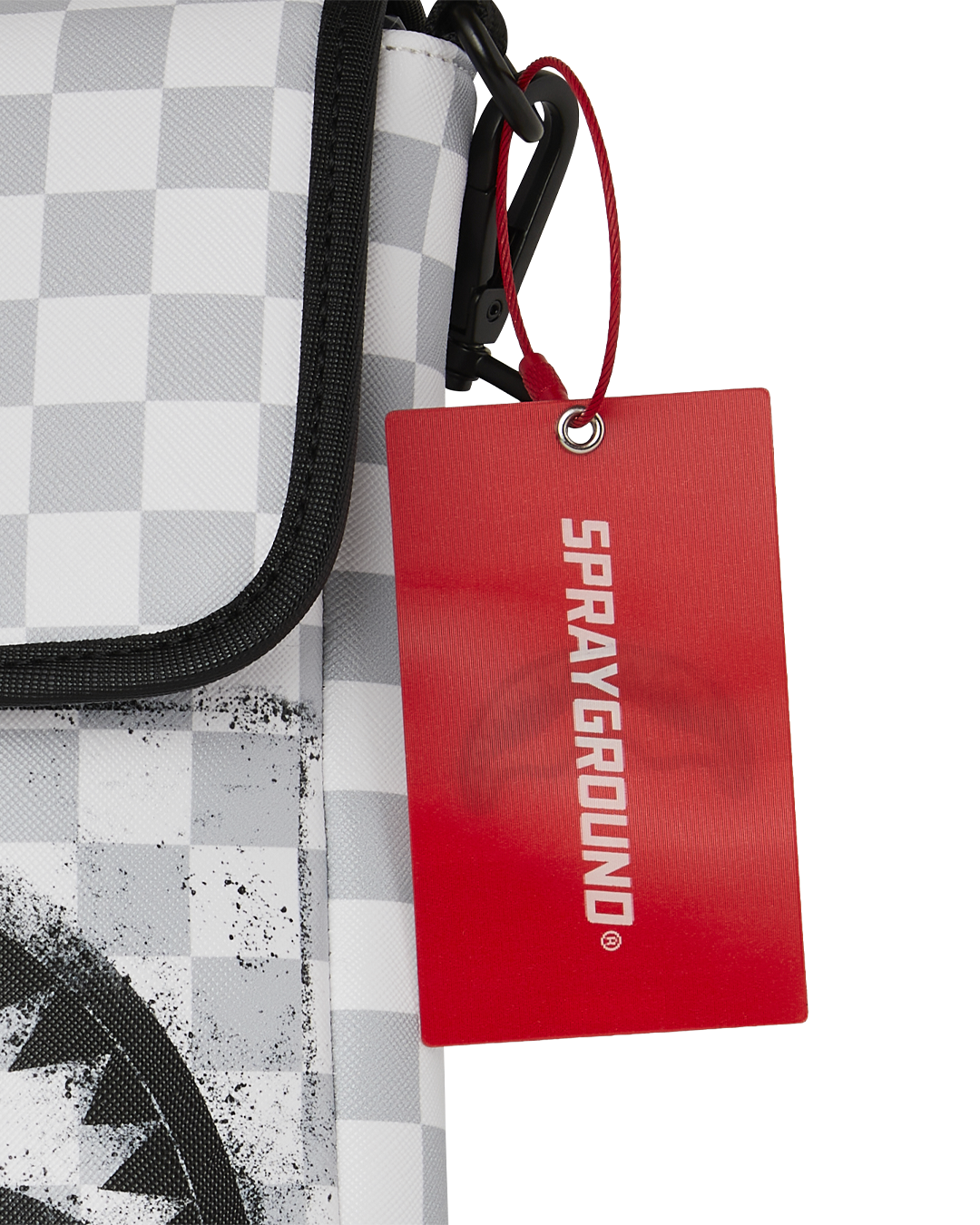 STENCIL SHARK MESSENGER BAG