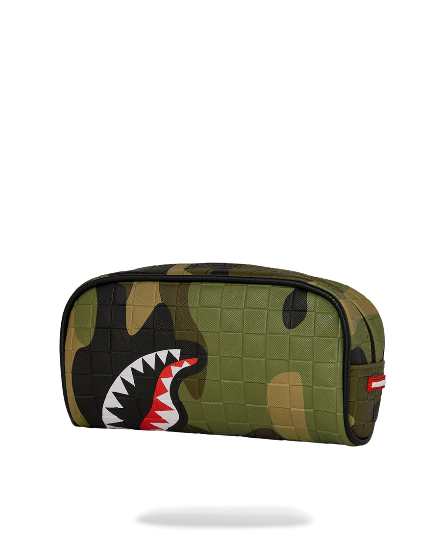 WOODLAND CAMO CHECK POUCH