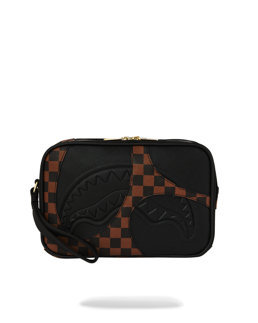 JETSTREAM BROWN TOILETRY BAG
