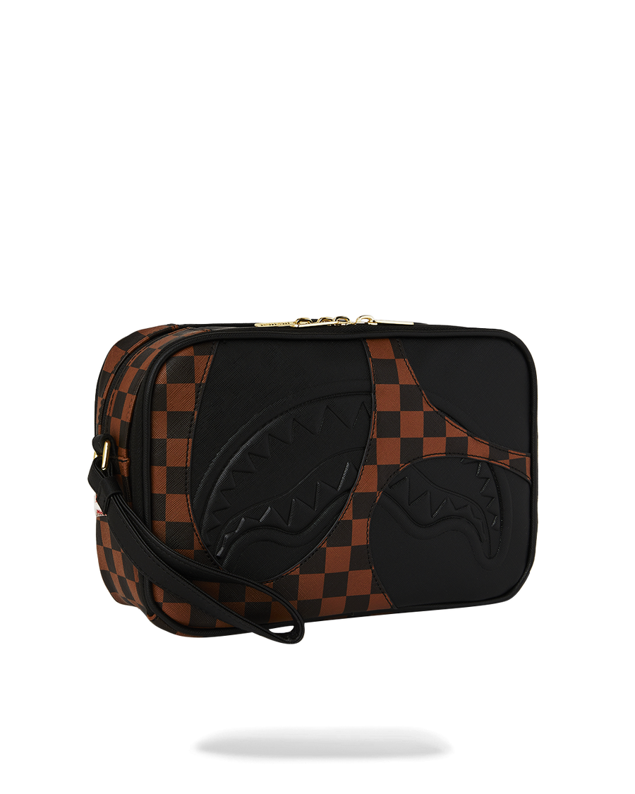 JETSTREAM BROWN TOILETRY BAG