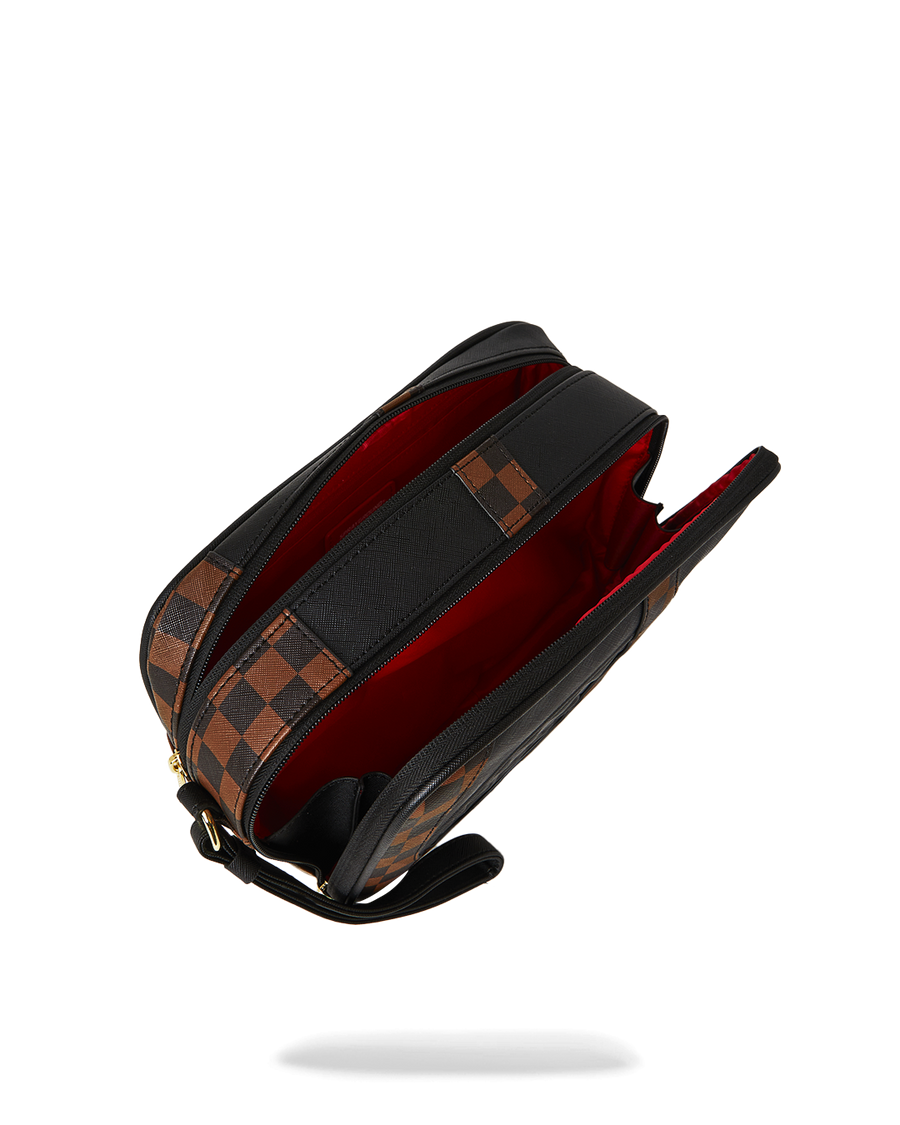 JETSTREAM BROWN TOILETRY BAG