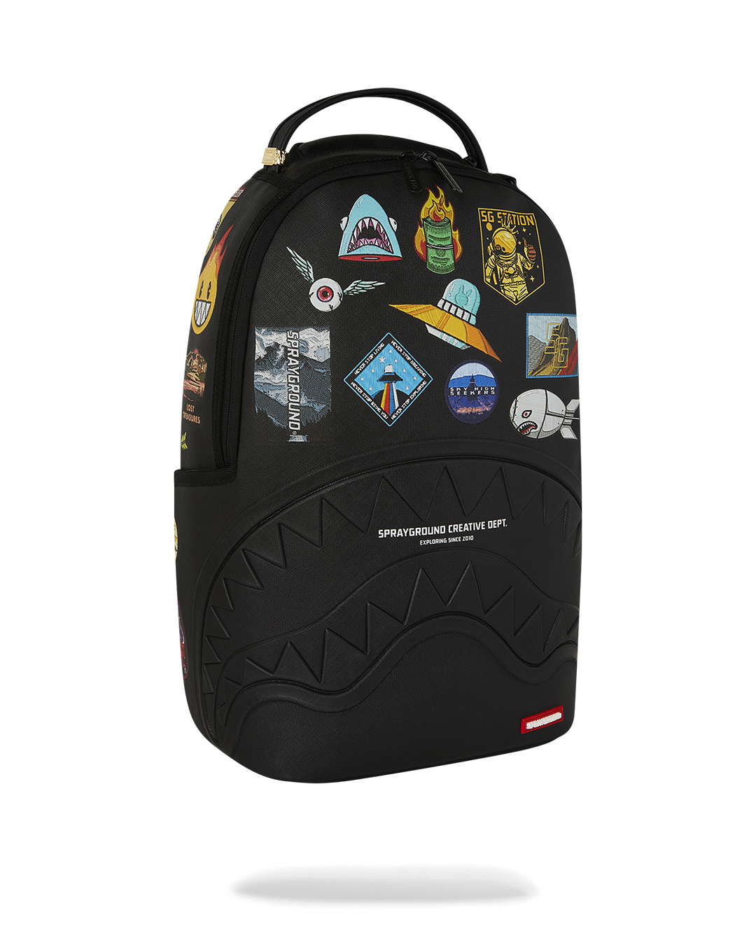 SHARKMOUTH EMBOSSED W/ PATCHES DLXSV BACKPACK