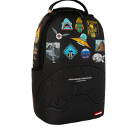 SHARKMOUTH EMBOSSED W/ PATCHES DLXSV BACKPACK