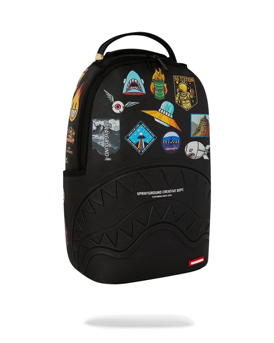 SHARKMOUTH EMBOSSED W/ PATCHES DLXSV BACKPACK