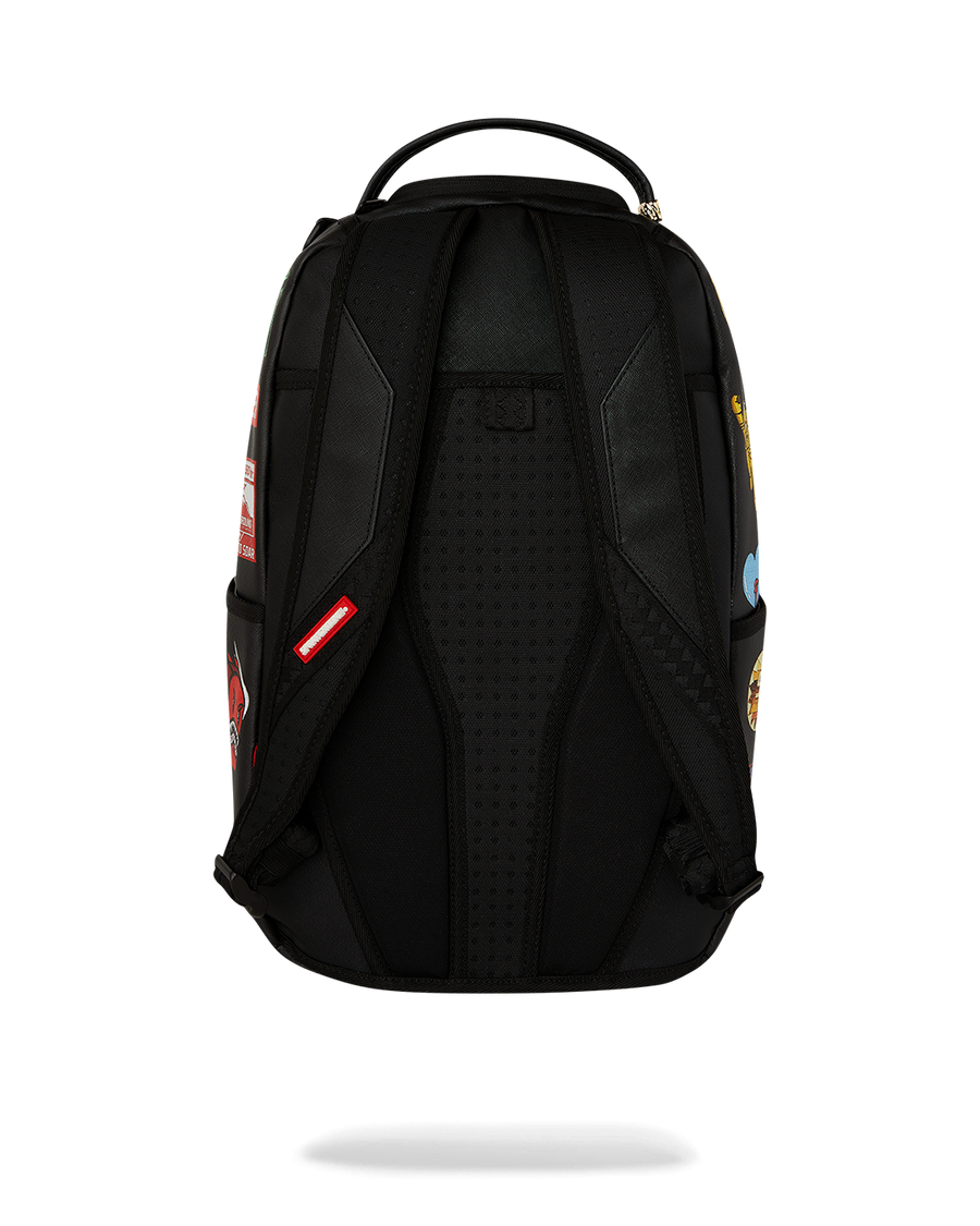 SHARKMOUTH EMBOSSED W/ PATCHES DLXSV BACKPACK