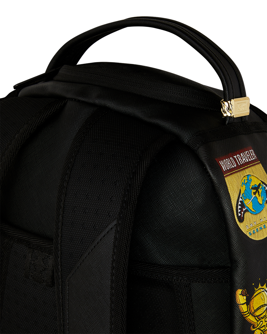 SHARKMOUTH EMBOSSED W/ PATCHES DLXSV BACKPACK