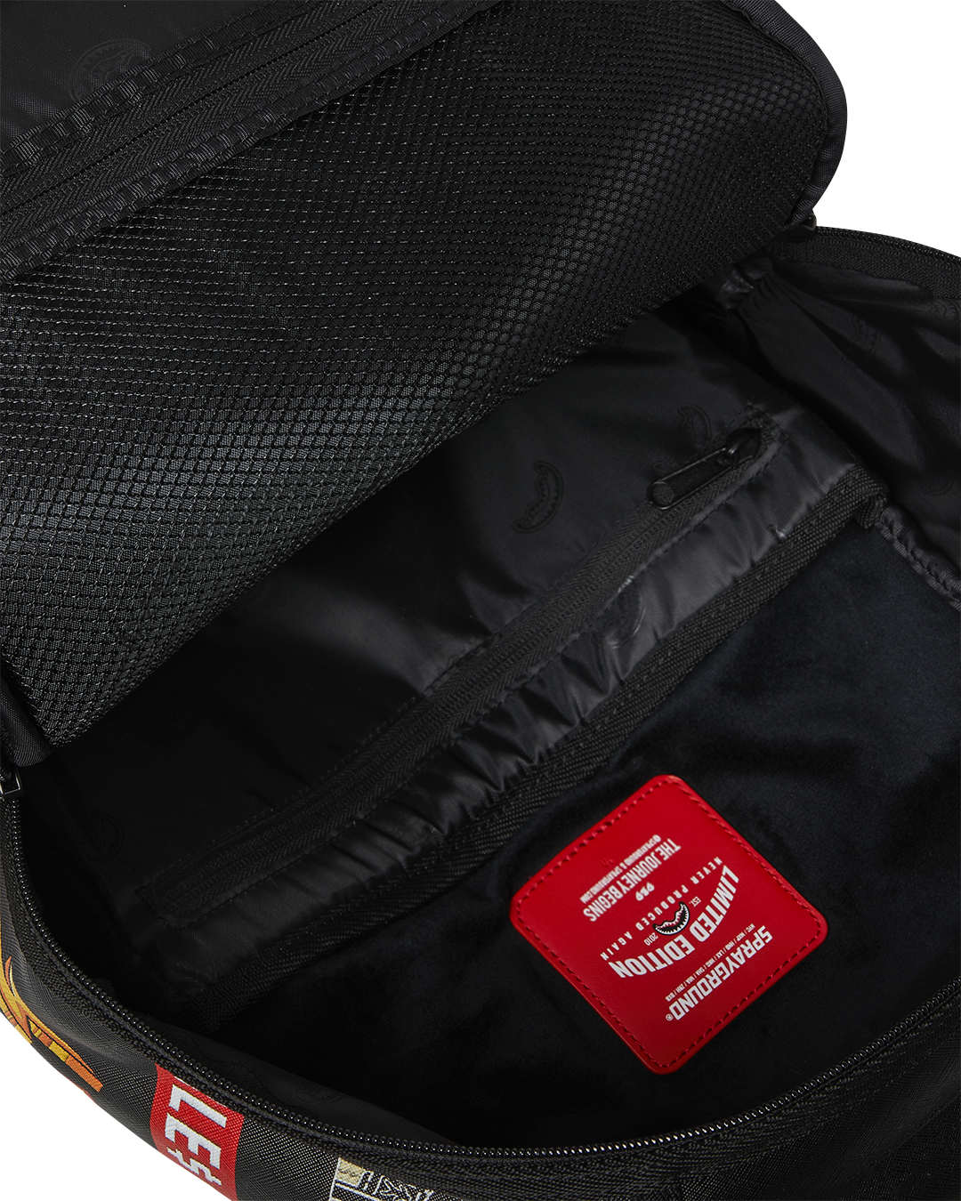 SHARKMOUTH EMBOSSED W/ PATCHES DLXSV BACKPACK