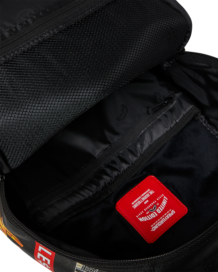 SHARKMOUTH EMBOSSED W/ PATCHES DLXSV BACKPACK