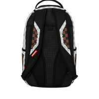 CREAM AND BROWN TEAR CHECK DLXSV BACKPACK