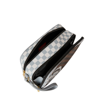 CREAM AND BROWN TEAR CHECK TOILETRY BRICK