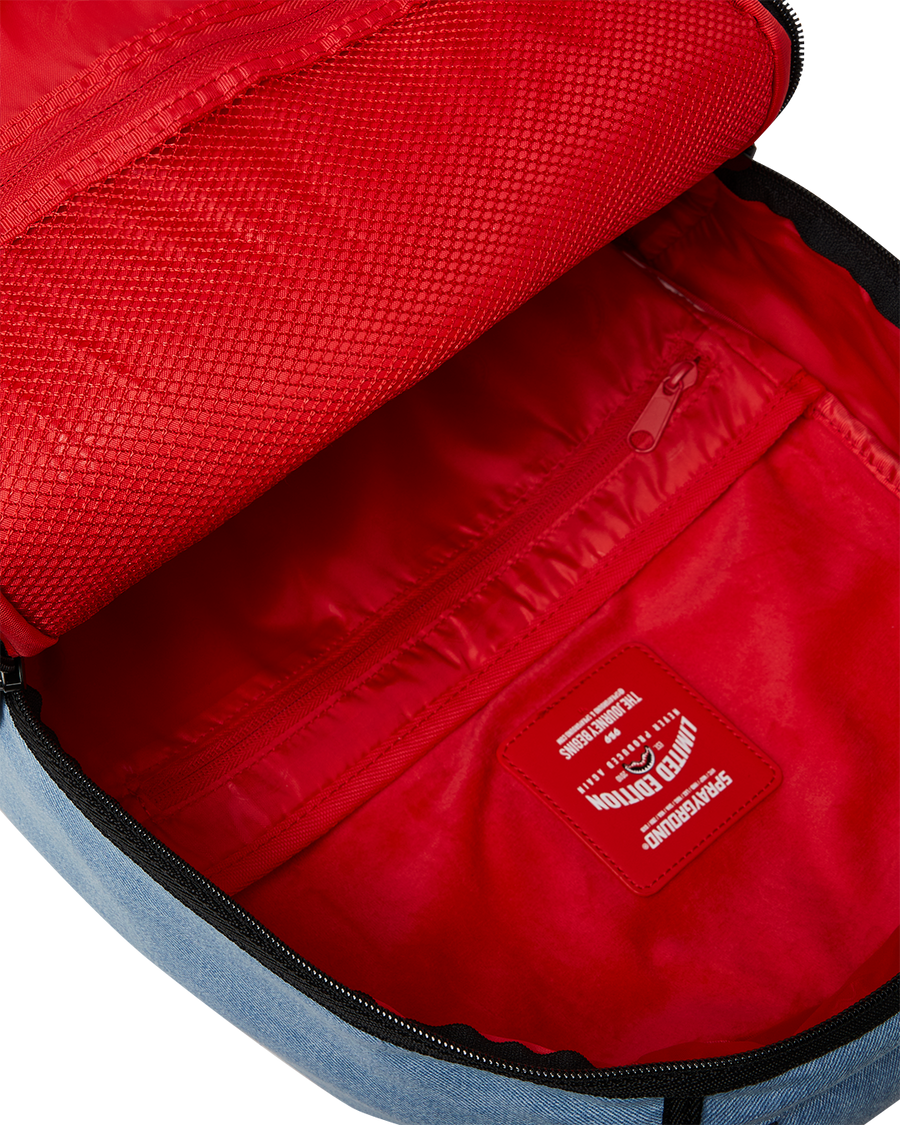 DENIM TEAR 3AM PATCHES DLXSV BACKPACK