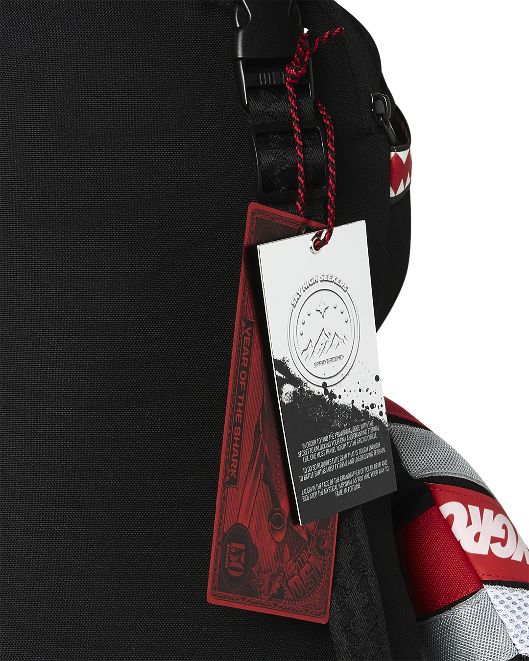 SHREDDED ARCTIC MONEYBEAR BACKPACK