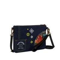 EVISU STYLE CROSSOVER CLUTCH