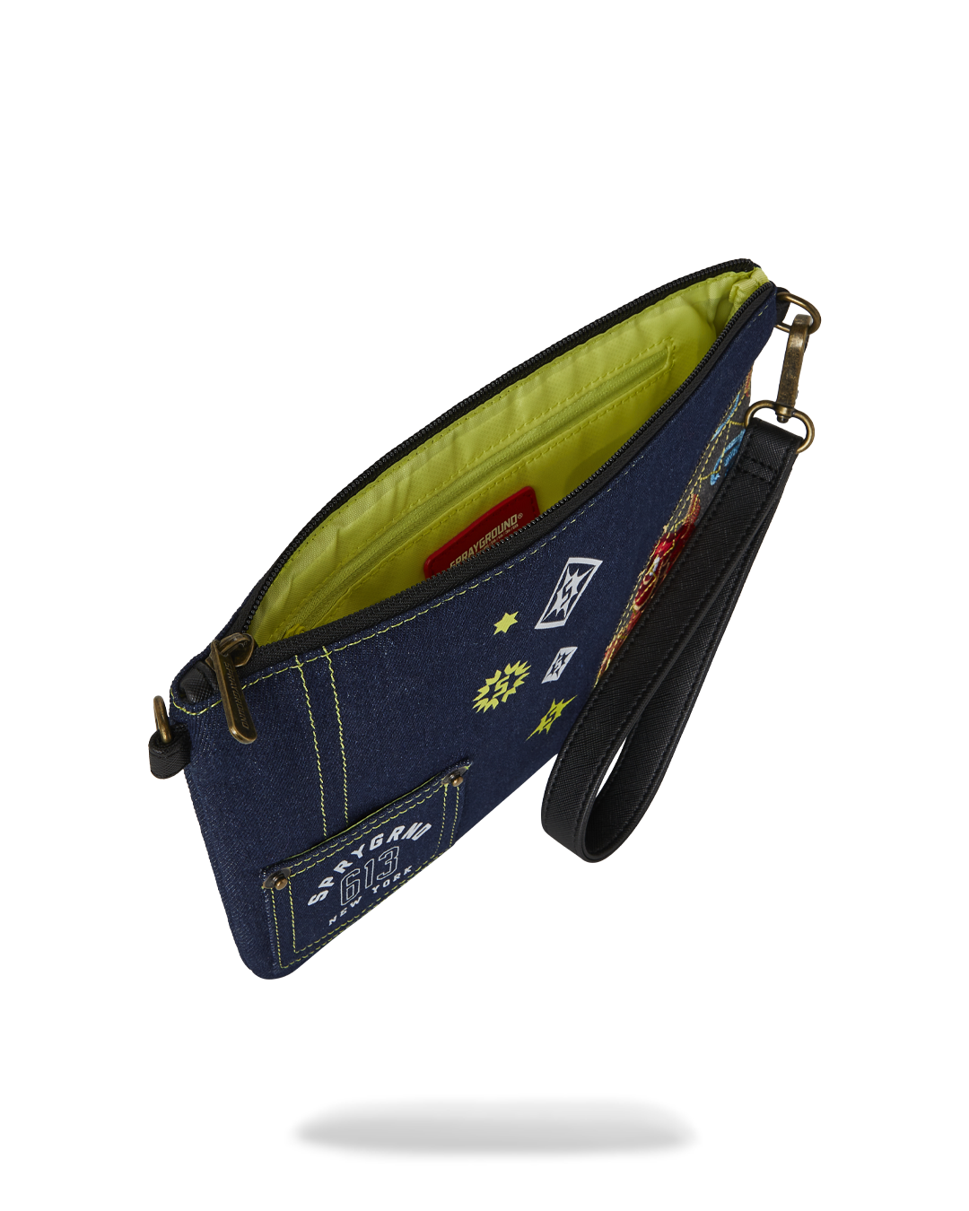 EVISU STYLE CROSSOVER CLUTCH
