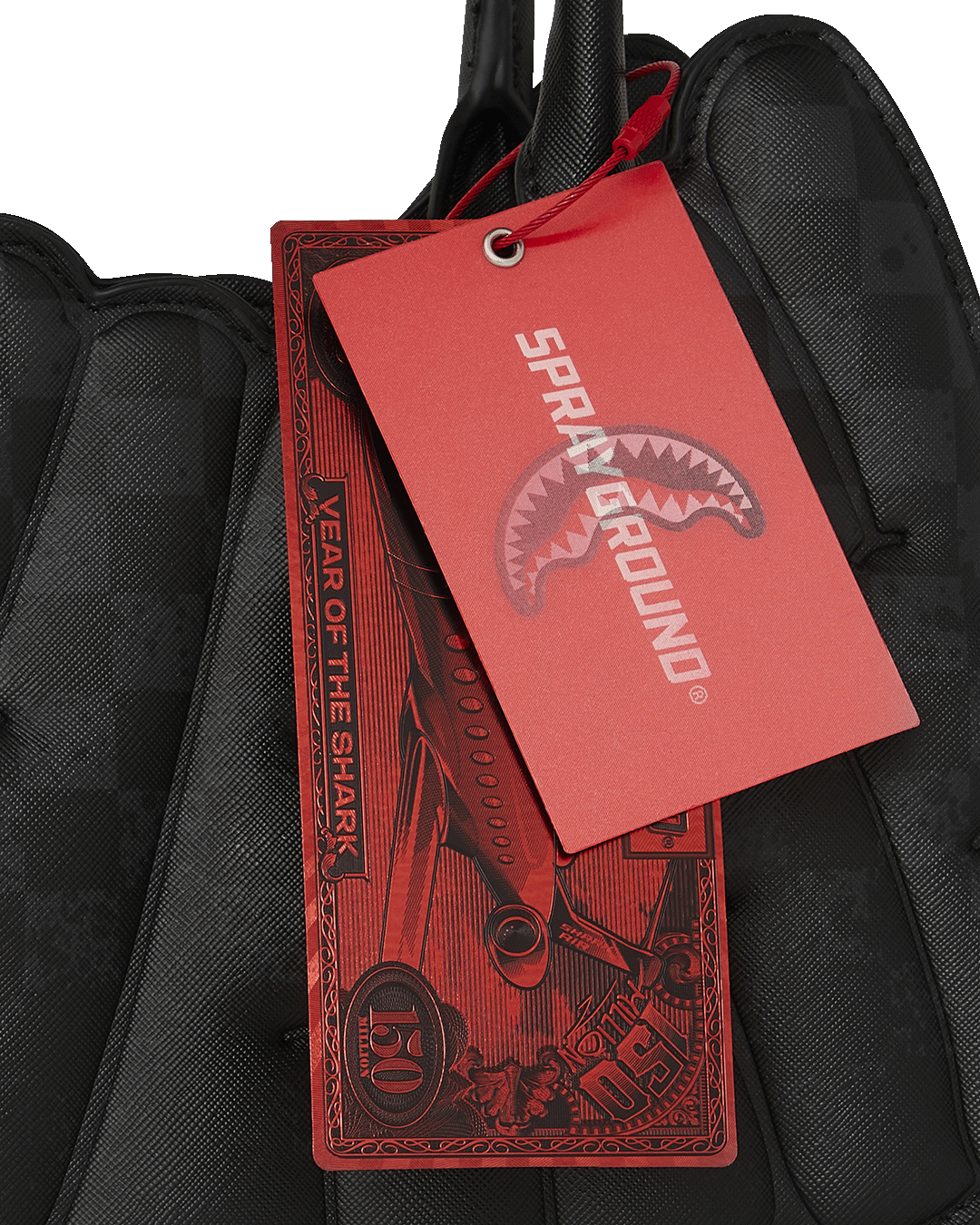 SPRITZ SHARK BUBBLE LETTER HANDBAG