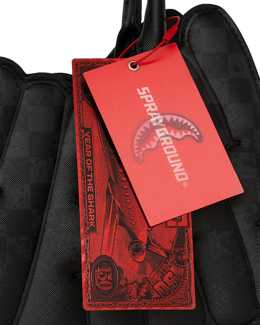 SPRITZ SHARK BUBBLE LETTER HANDBAG