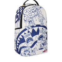 BLUE INK DOODLE DLXSR BACKPACK