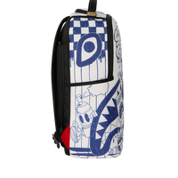 BLUE INK DOODLE DLXSR BACKPACK