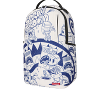 BLUE INK DOODLE DLXSR BACKPACK