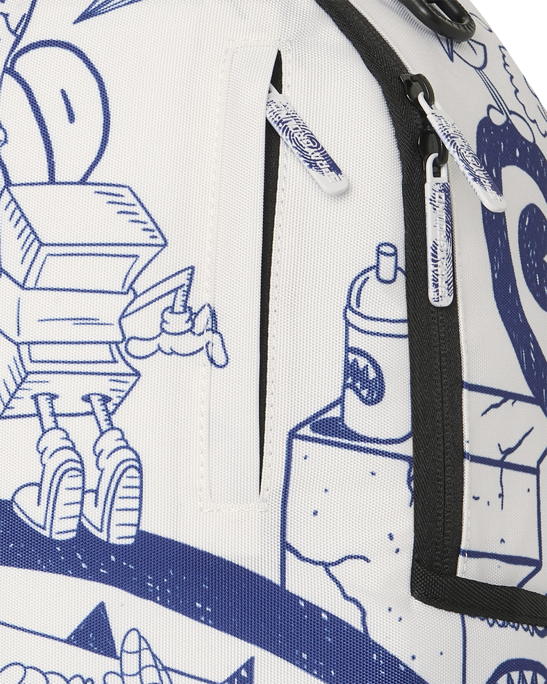 BLUE INK DOODLE DLXSR BACKPACK