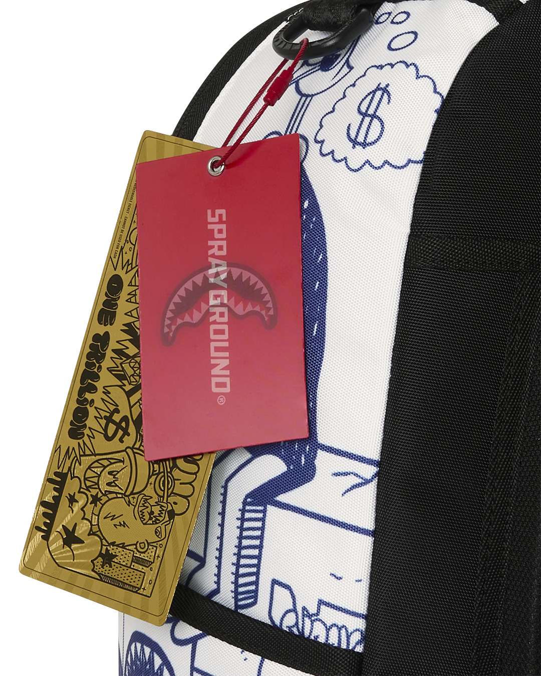 BLUE INK DOODLE DLXSR BACKPACK