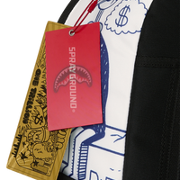 BLUE INK DOODLE DLXSR BACKPACK