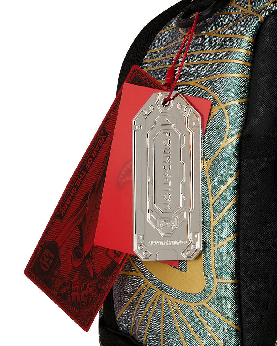 FOUNDATION CRYSTAL IRIDESCENT SHARK DLXSV BACKPACK