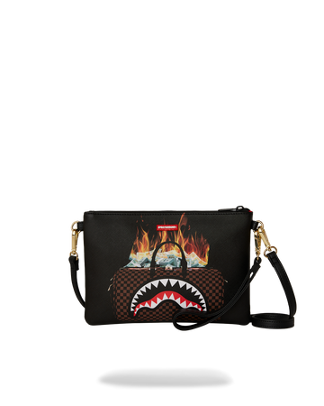 DUFFLE ON FIRE CROSSOVER CLUTCH