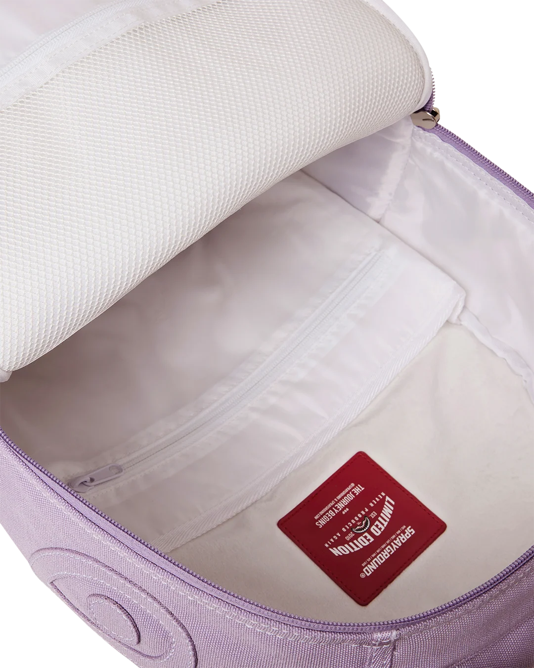 PURPLE DENIM PINK STITCH DLX-BACKPACK
